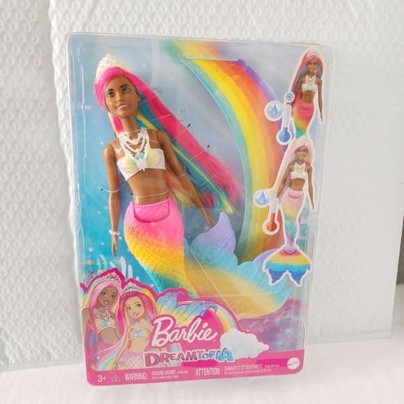 Barbie Toys Barbie Dreamtopia Rainbow Magic Mermaid Doll Rainbow